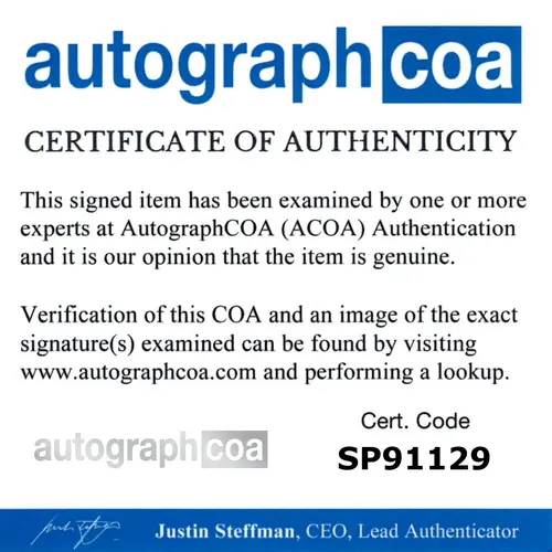 ACOA certification card